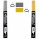 SET 2 COLOR GOLD & SILVER 4ARTIST MARKER 4 MM OIL-BASED PAINT MARKER SET 2 COLOR GOLD & SILVER 4ARTIST MARKER 4 MM OIL-BASED PAINT MARKER